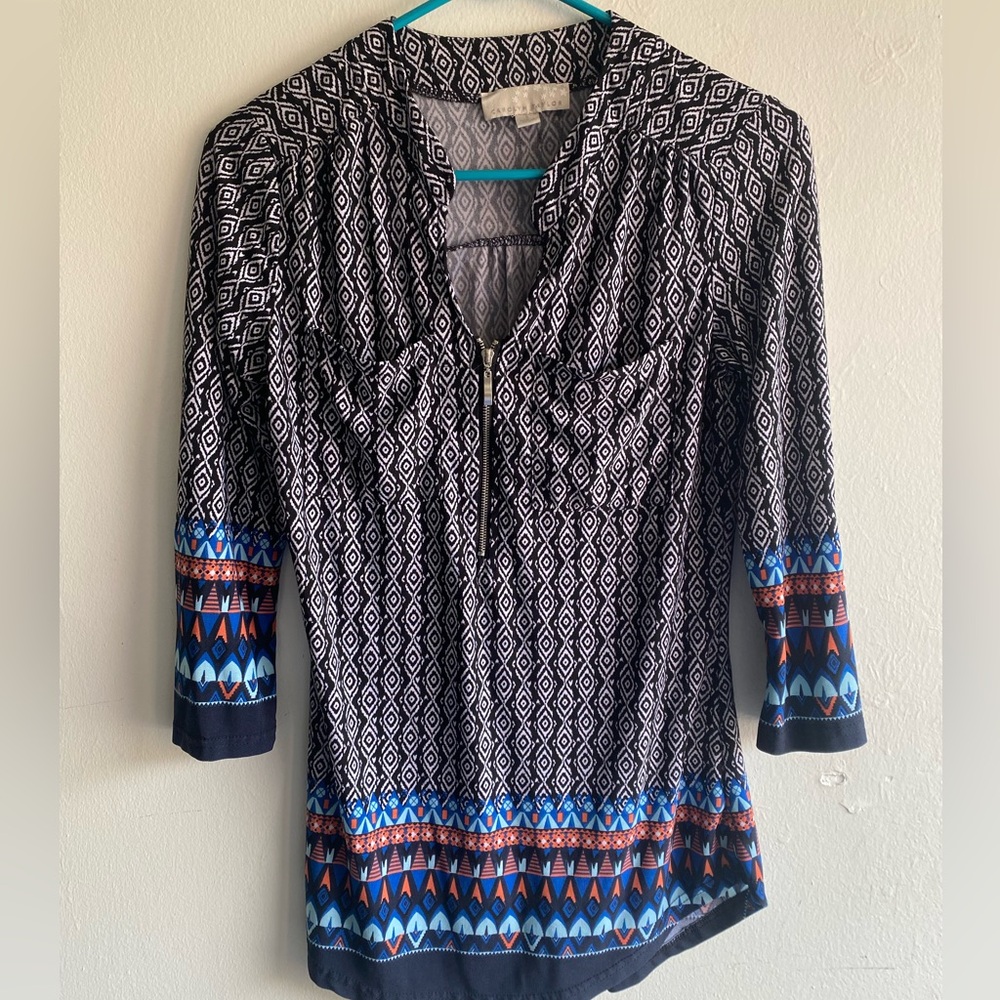 Patterned Blouse